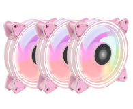 DarkFlash TR360 RGB Pink 3x120mm - 736609 - zdjęcie 2